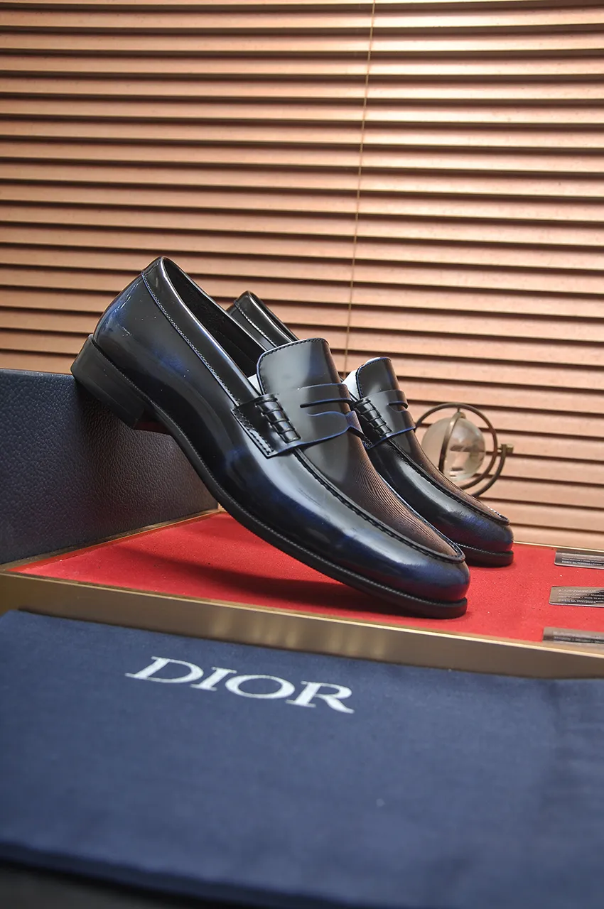 Men's shoes 💰580💶[Dior] (water-dyed cowhide lining) Dior original 1:1 high-quality factory, imported original materials, imported raw cowhide, water-dyed cowhide lining, original TPU outsole, code number: 39-44 (45 customized)